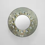 Max Ingrand, Illuminated "Pistil" mirror, model no. 2044, circa 1961, Mirrored glass, glass, brass