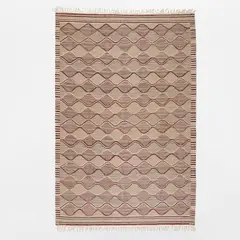 Barbro Nilsson, "Gråspättan" rug, designed 1943, executed 1950s, Handwoven wool on a linen warp