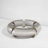 Mattia Bonetti, "Miami" coffee table, 2010, Nickel-plated bronze, glass