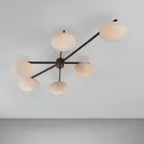 Angelo Lelii, "6 Lune" ceiling light