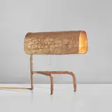 Misha Kahn, "Table Lamp C," from the "Crinkle Cast" series, 2015, Gilt bronze