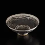 Lucie Rie, "Knitted" footed bowl