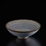 Lucie Rie, "Knitted" footed bowl