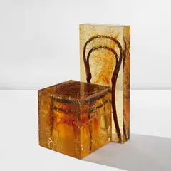 Studio Nucleo, "Souvenir of the Last Century (Thonet n°14)" chair, 2017, Thonet chair encased in epoxy resin