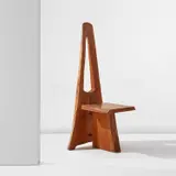 Dominique Zimbacca, Side chair, 1950s, Elm