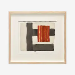 6.18.91 by Sean Scully, 1991, watercolor and graphite on paper, sold Jun 2024