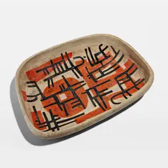 André Borderie, Large bowl, 1950s, Glazed earthenware