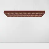 Unique ceiling light, designed for Huguette and Jean Borot, Paris, France by Charlotte Perriand, 1959, Oregon pine, glass, sold Jun 2024