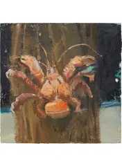 Seth Becker, Coconut Crab, 2022, oil on panel