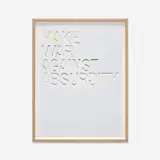 Rirkrit Tiravanija, Untitled (make war against absurdity)