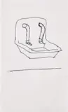 Robert Gober, Untitled, 1999, ink on paper