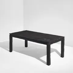 Maarten Baas, Table, from the "Smoke" series, circa 2010, Charred table with clear epoxy resin