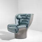 Joe Colombo, "Elda" swivel armchair