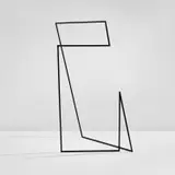 Oki Sato, "7000mm-hanger rack" from the "Thin Black Lines" series