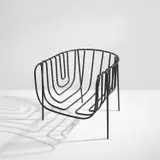 Oki Sato, "13600mm-chair" from the "Thin Black Lines" series