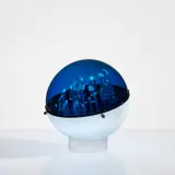 Italian, Table lamp, 20th century, Acrylic, nickel-plated metal