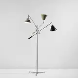 Angelo Lelii, "Triennale" three-armed adjustable floor lamp