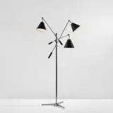 Angelo Lelii, "Triennale" three-armed adjustable floor lamp