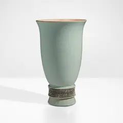 Table lamp by Jean Besnard, circa 1930, Glazed stoneware, offered Feb 2023