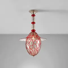 Pauly & C., Ceiling light, circa 1927, Glass