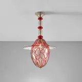 Pauly & C., Ceiling light, circa 1927, Glass