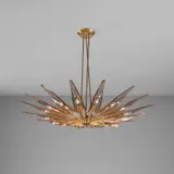 Max Ingrand, "Dahlia" chandelier, model no. 1563A
