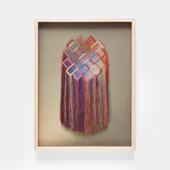Diane Itter, "Winter's Web", 1989, Knotted linen