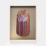 Diane Itter, "Winter's Web", 1989, Knotted linen