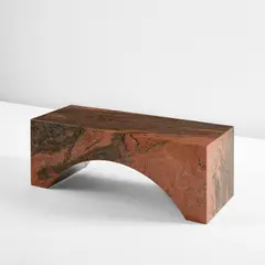 Scott Burton, "Low Piece", designed 1985, executed 1988, Carnatic Flame granite