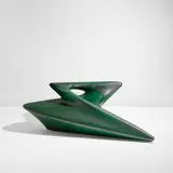 Zaha Hadid, "Gyre" lounge chair, from the "Seamless" series, 2006, Polyester resin, polyurethane lacquer