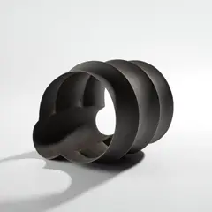 Wouter Dam, "Black Shape #31", 2000, Stoneware, powder oxides
