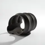 Wouter Dam, "Black Shape #31", 2000, Stoneware, powder oxides