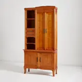 Georges de Feure, Cabinet, from the "L'Art Nouveau Pavilion," Exposition Universelle, Paris, circa 1900, Burl ash-veneered wood, ash, patinated bronze