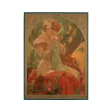 Alphonse Mucha, "Lefèvre Utile Sarah Bernhardt", 1903, Lithograph in colors, laid to board