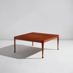 Josef Frank, "Diplomat" coffee table, model no. 2073, circa 1949, Mahogany, mahogany-veneered wood