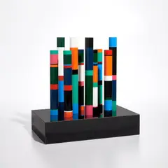 Guy de Rougemont, Sculpture, circa 1972, Painted PVC, plastic laminate-covered particle board