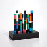 Guy de Rougemont, Sculpture, circa 1972, Painted PVC, plastic laminate-covered particle board