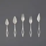 Gio Ponti, "Domus" flatware service for 12, circa 1956, Stainless steel