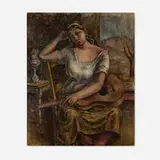 Arnold Blanch, Untitled (Woman with Guitar)