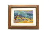 Sue Campion, Untitled, Mallorca oil on canvas 20.5 x 30.5cm