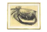 Edward Middleditch, Untitled, black chalk 55.5 x 75.5cm