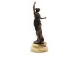 Gustave Dussart, Untitled, a patinated bronze of dancer