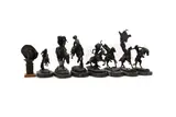 Untitled by Frederic Remington, on marble bases, sold May 2024
