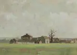 Peter Kelly, Untitled, oil on card 25 x 34cm