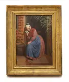 Charles Ashmore, Untitled, oil on board 20.2 x 15.2cm