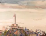W. R. Cameron, Coit tower, 1937 and twelve other works including various views of San Francisco (thirteen)
