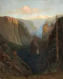 Chris Jorgensen, First flush of sunrise, Yosemite Valley, 1915, oil on canvas