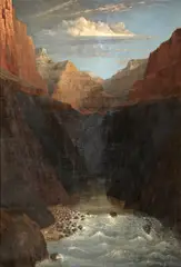 Frederick Samuel Dellenbaugh, In the Grand Canyon, 1877, oil on canvas