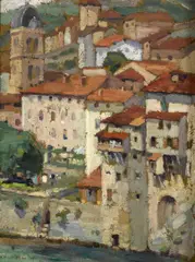 Park in Algiers, 1915; In the Dauphiné, 1914 (two) by Harry Lachman, first signed and dated 'Harry B. Lachman 15' (lower left); second signed and dated 'H.B. Lachman 14' (lower left), sold Nov 2011