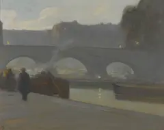 Pont Neuf, Paris by Xavier Martínez, 1900, oil on canvas, sold Nov 2011